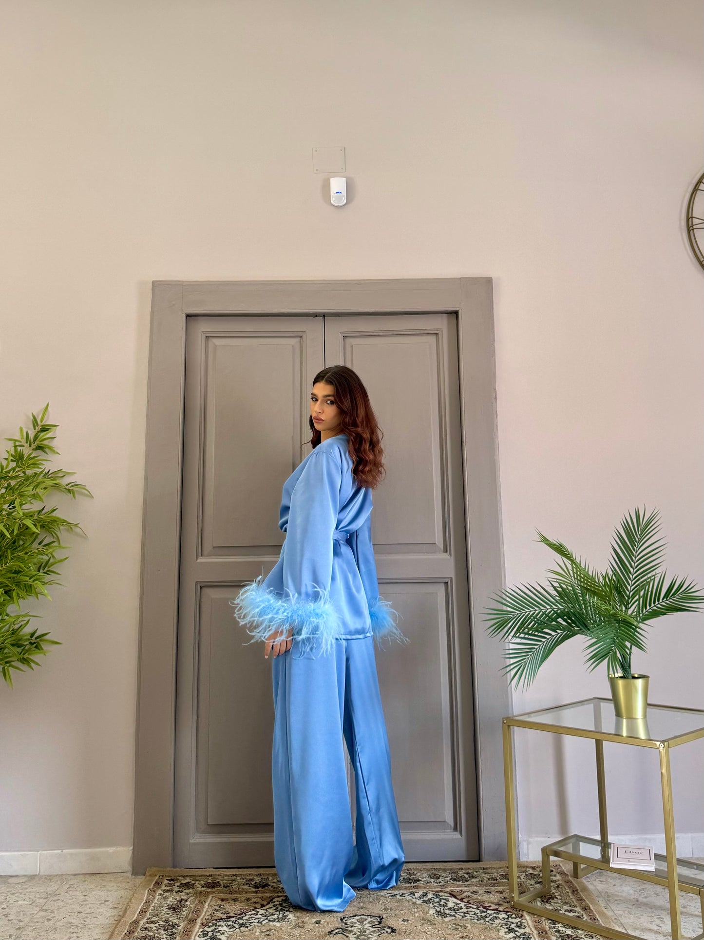 Tailleur Eva cielo