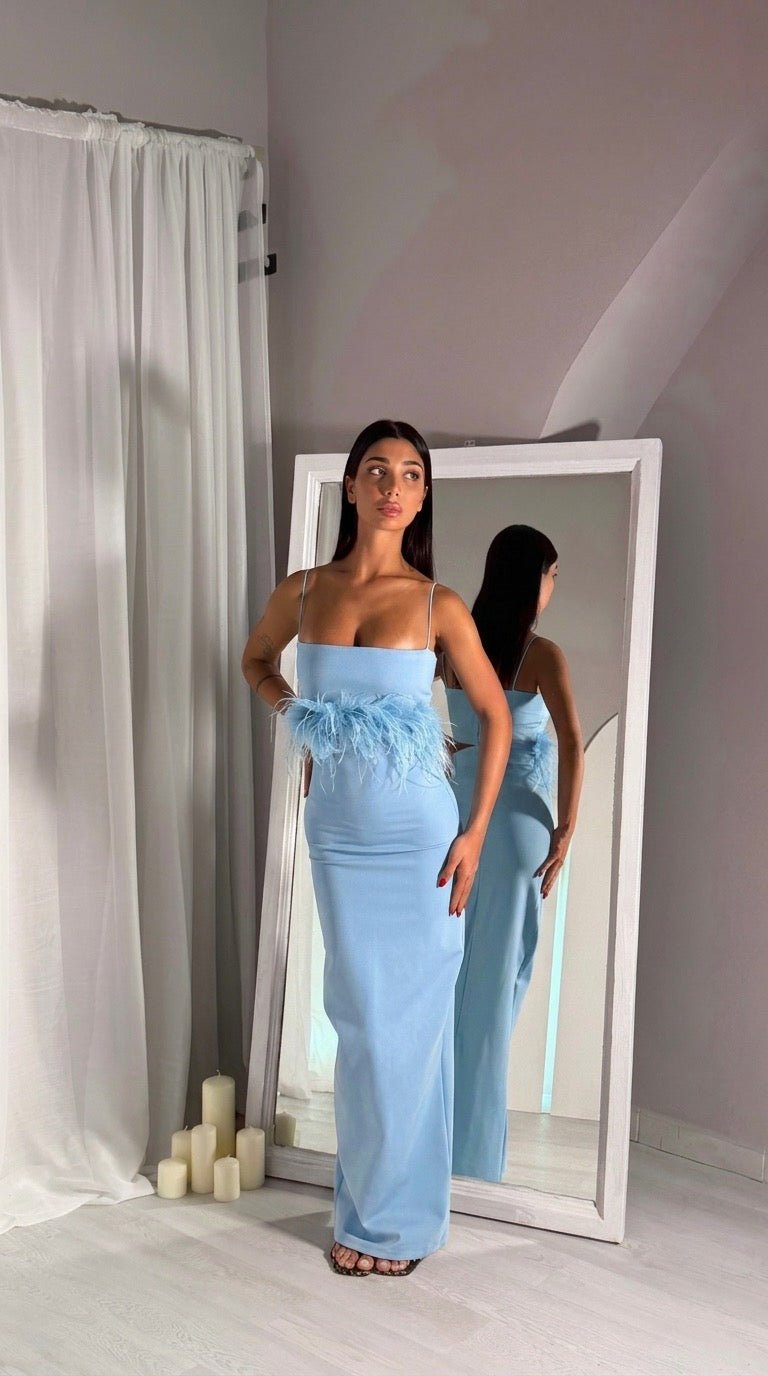 Maxi gonna Kate senza strass Quattro Colori