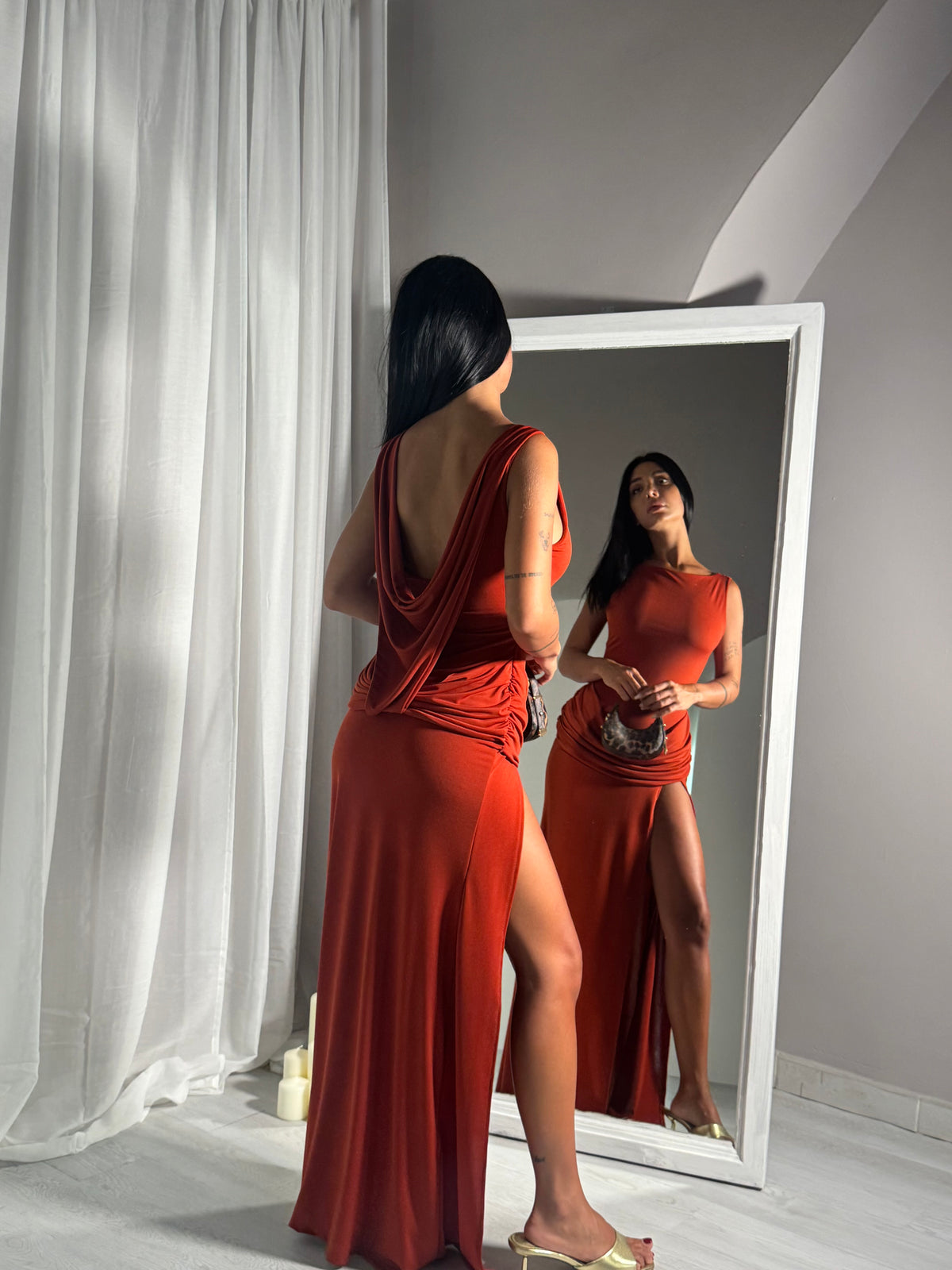 Maxi Abito Lexi Tre Colori