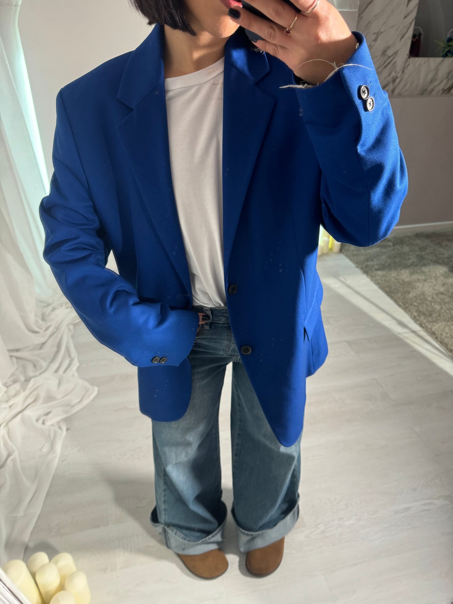 Blazer vintage oversize Royal