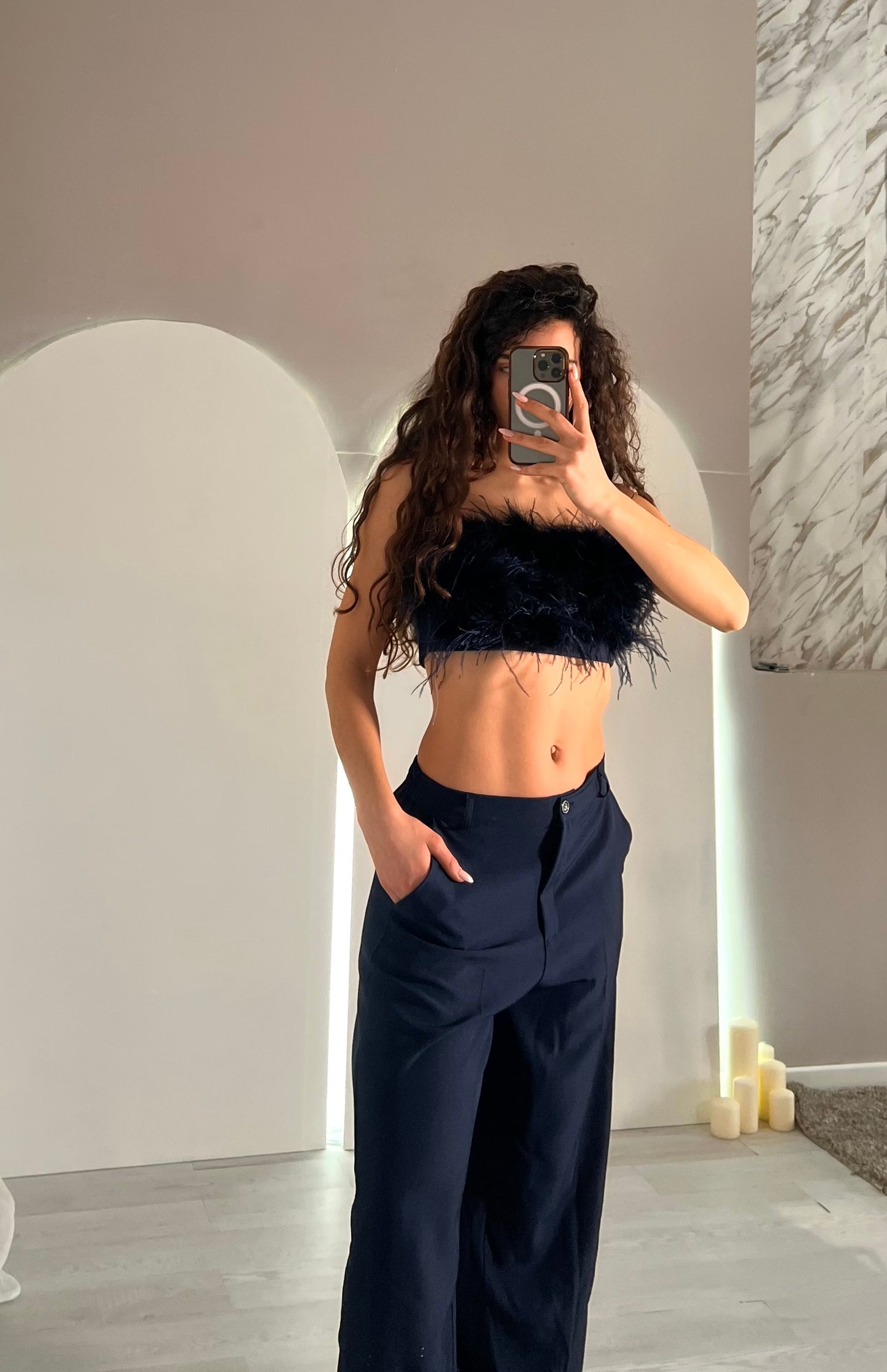 Top Plume Saphir