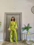 Tailleur Eva verde lime