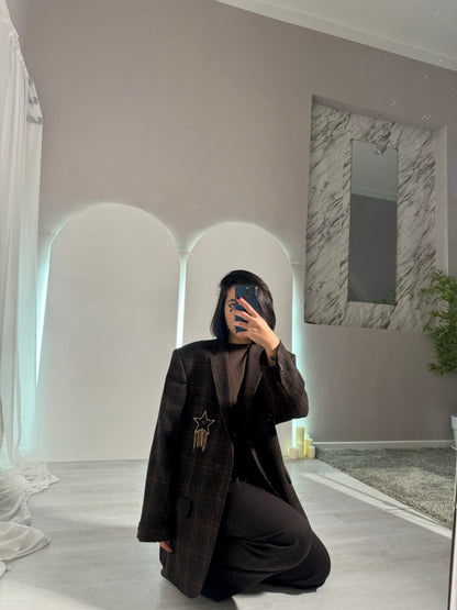 Blazer oversize vintage Choco