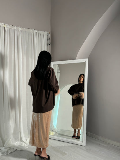 Maxi t-shirt Plume