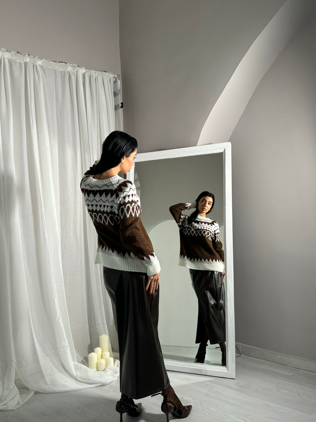 Gonna Amanda marrone