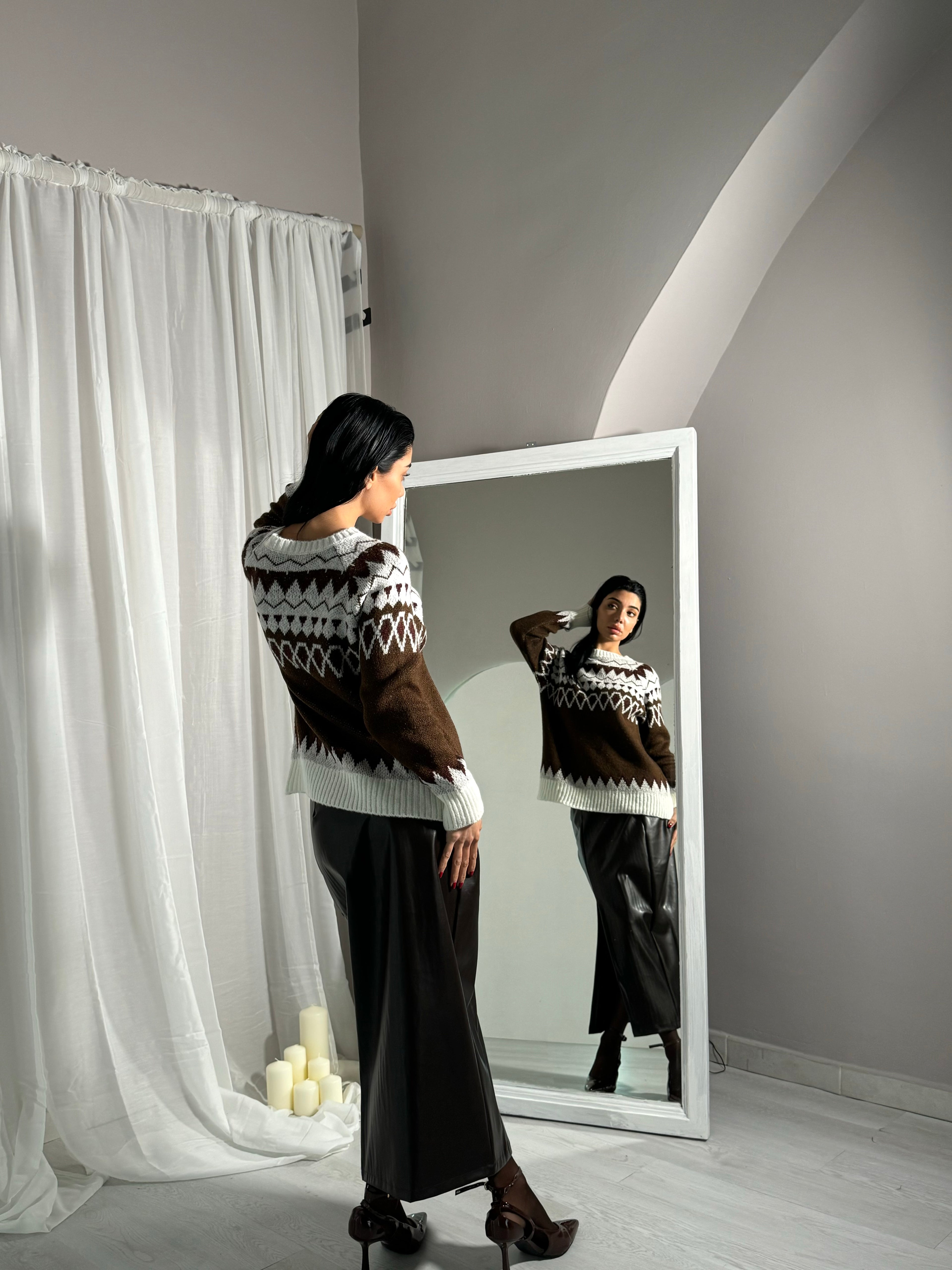 Gonna Amanda marrone