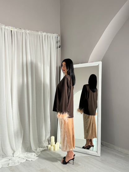 Maxi t-shirt Plume