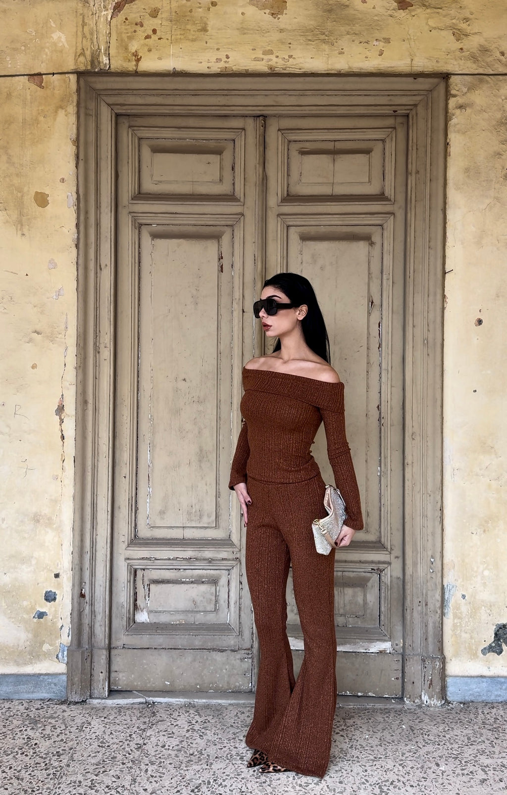 Maglia scollo bardot Eloise