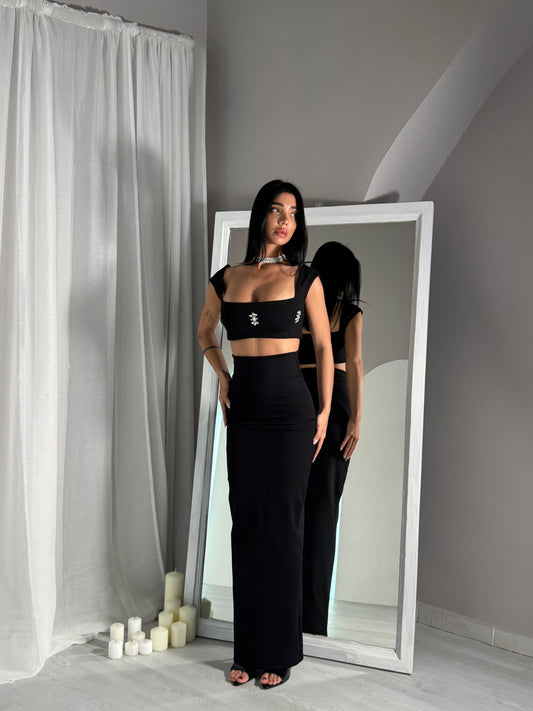 Maxi gonna Kate senza strass