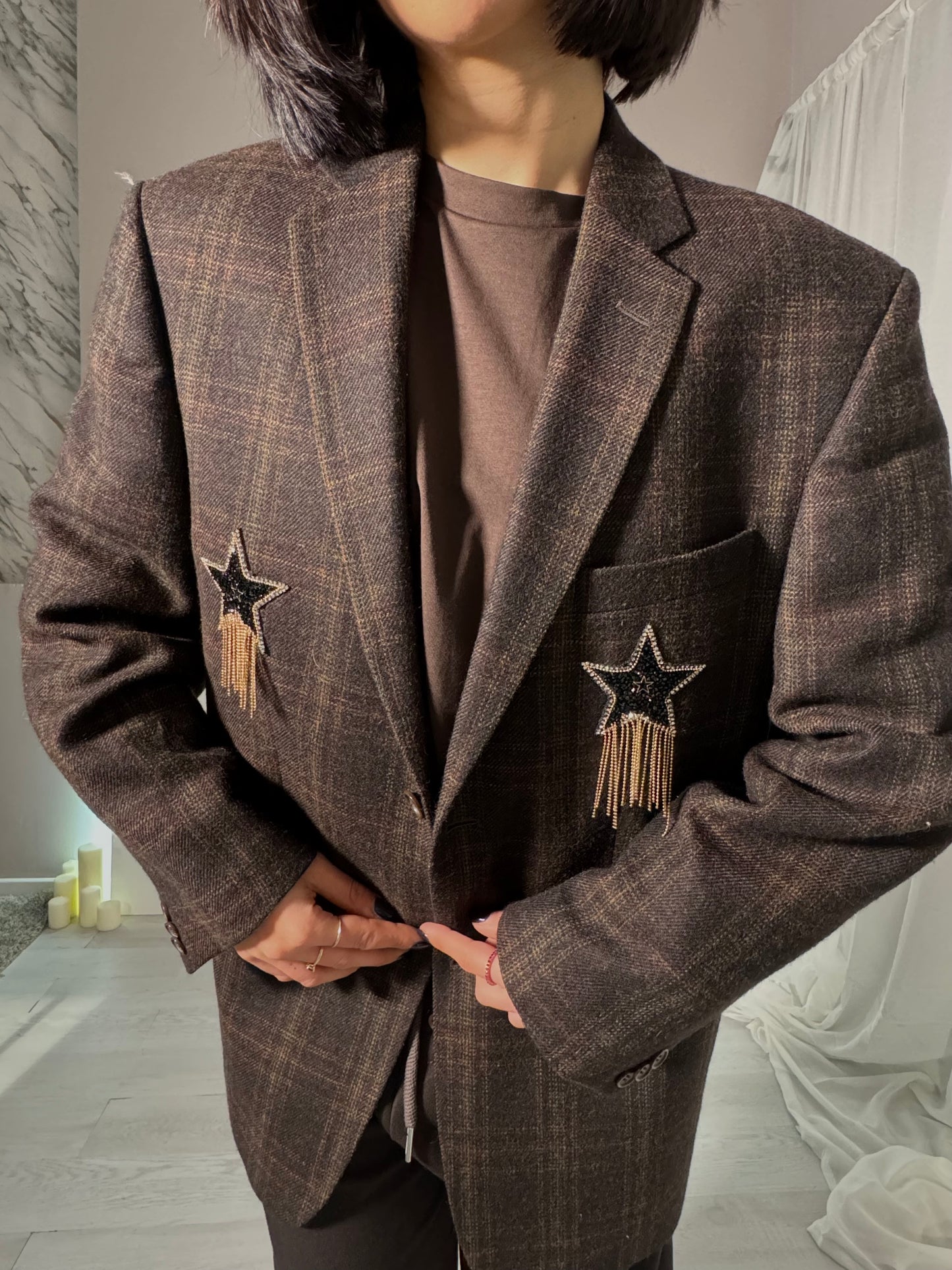 Blazer oversize vintage Choco