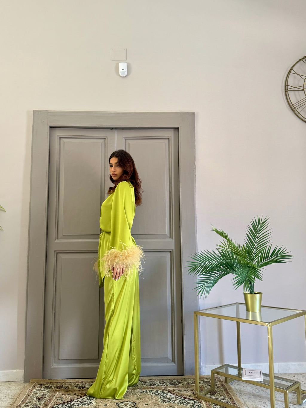 Tailleur Eva verde lime