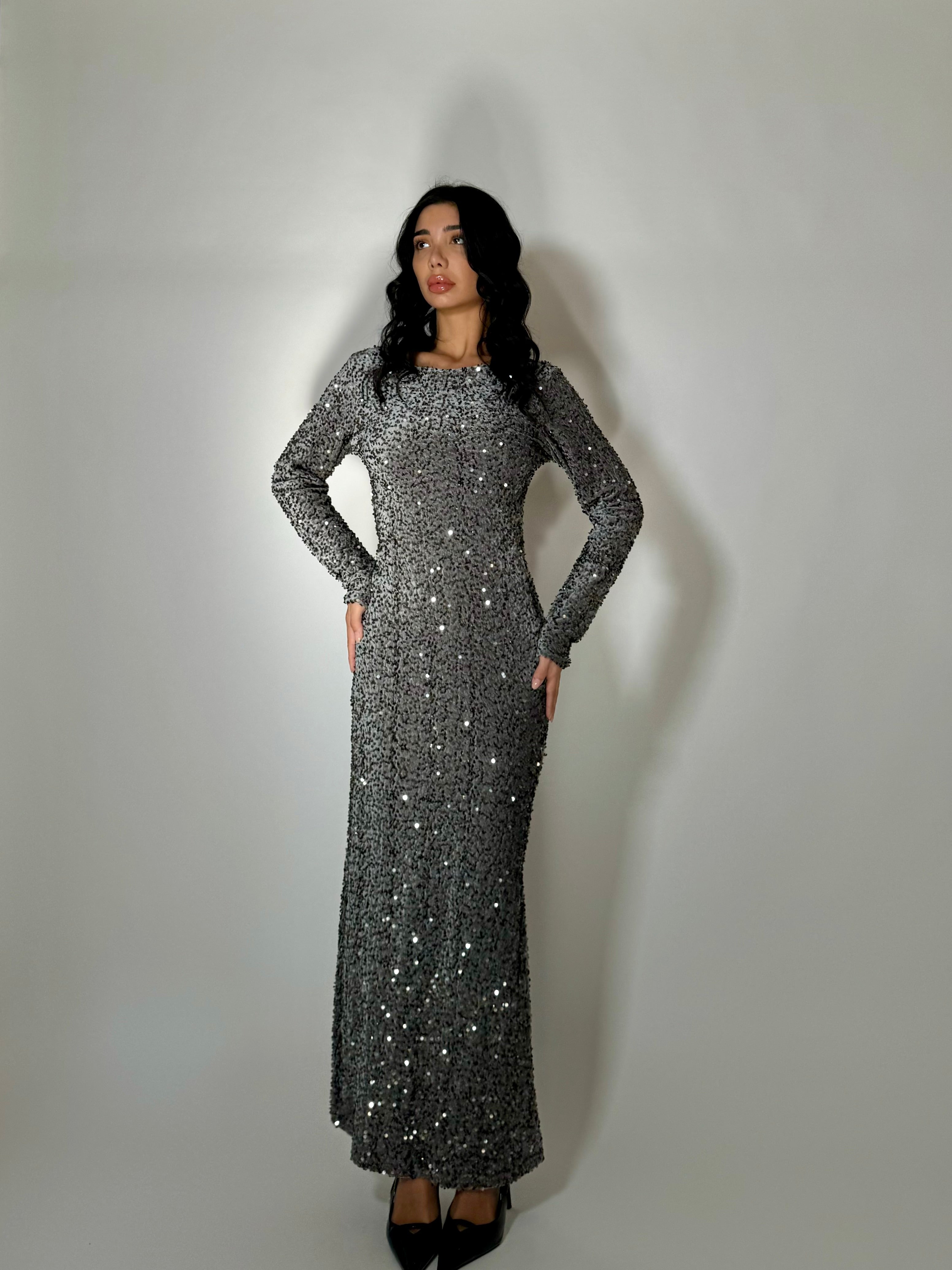 Abito Aurora paillettes