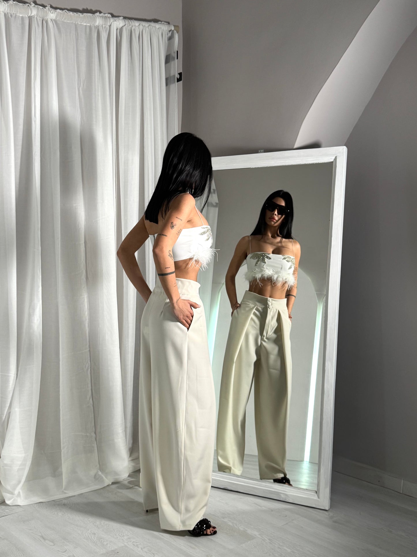 Maxi Pantaloni Lea