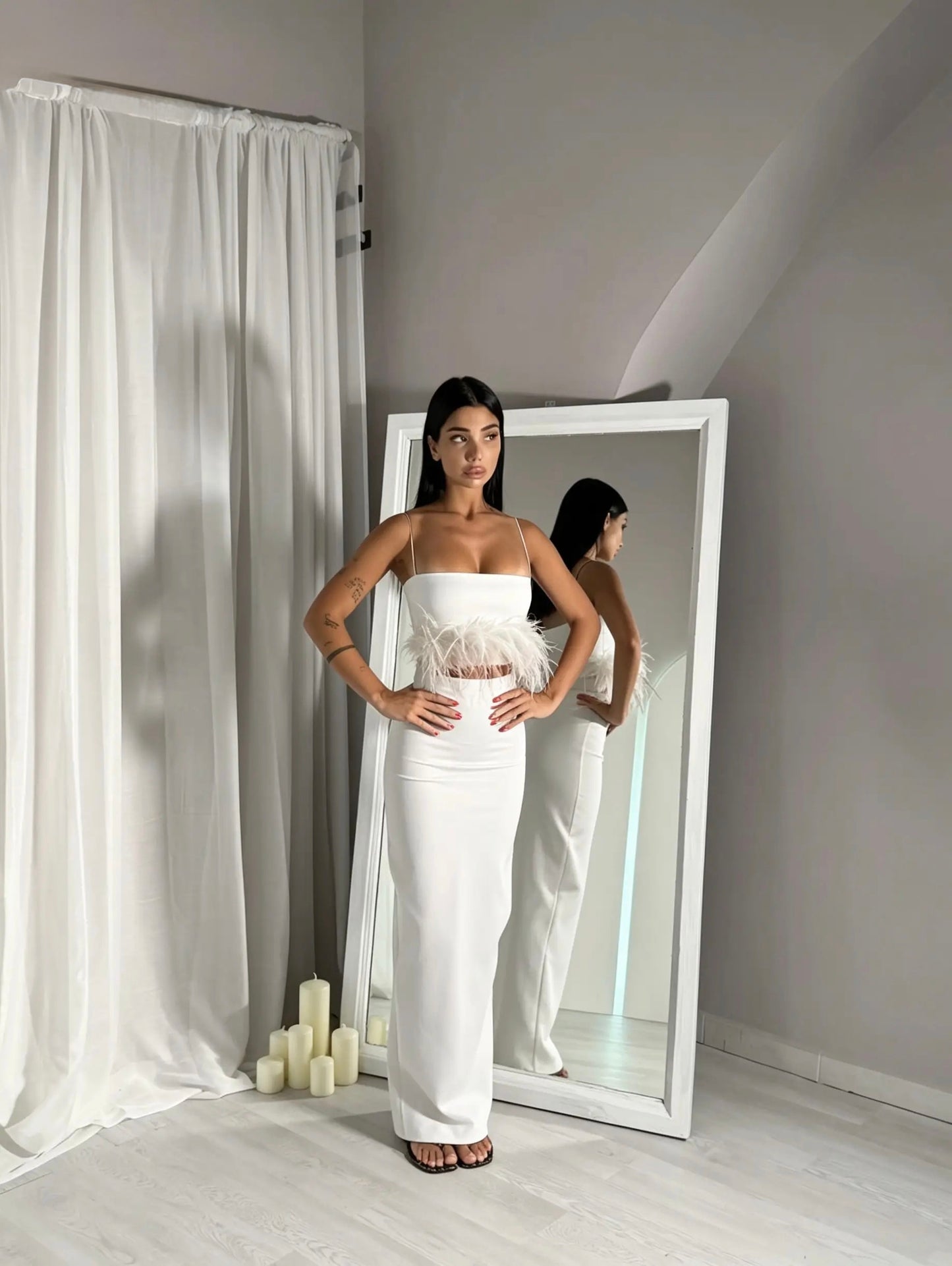 Top Saphir Senza Strass Quattro Colori