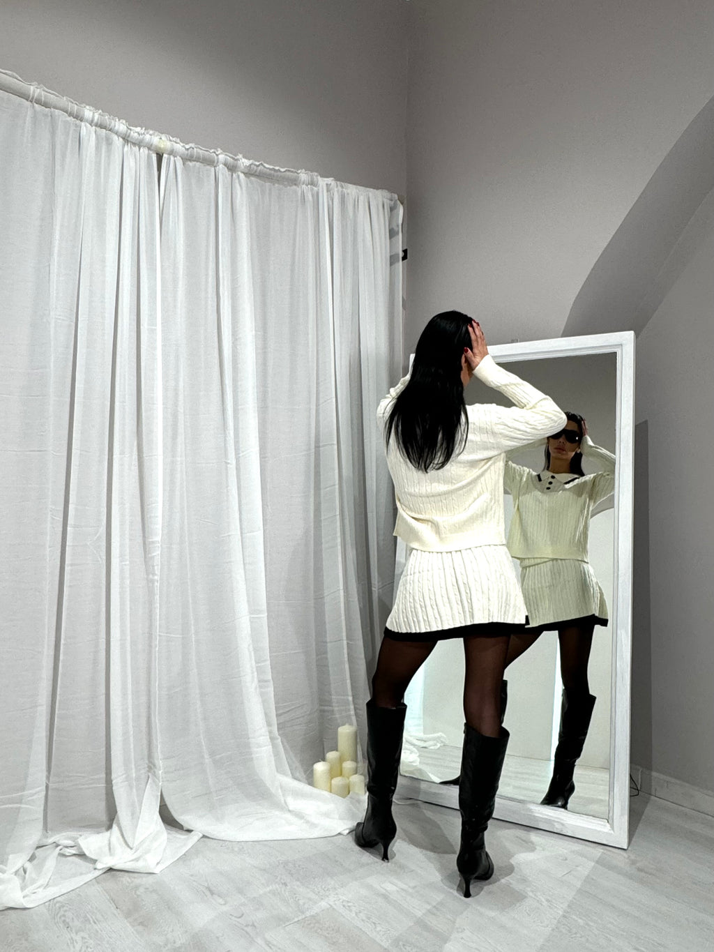 Paris Knit Set Ivory