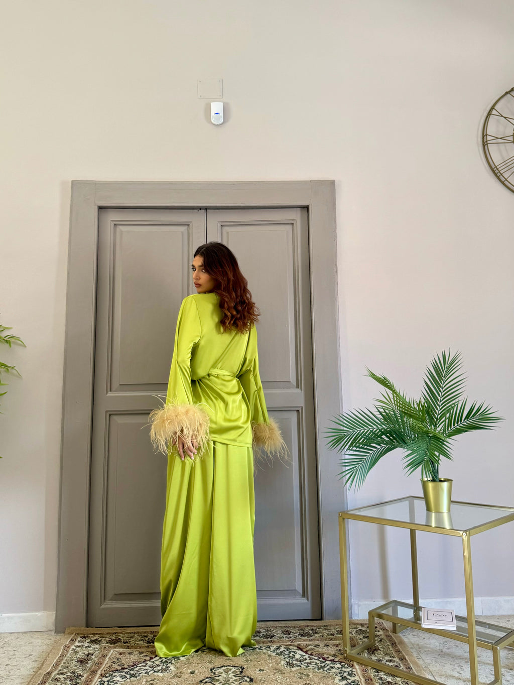 Tailleur Eva verde lime