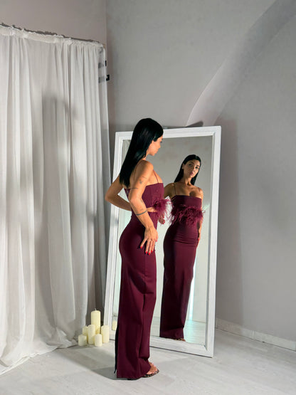 Maxi gonna Kate senza strass Quattro Colori