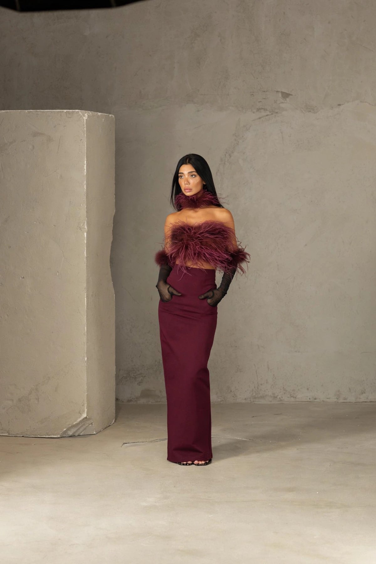 Gonna Kate No Strass - Burgundy