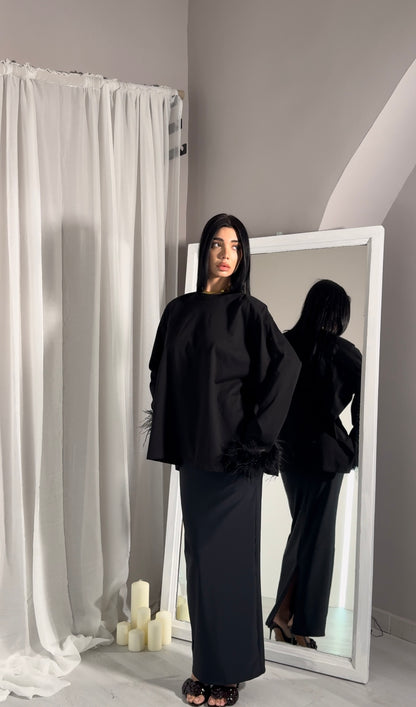 Maxi t-shirt Plume