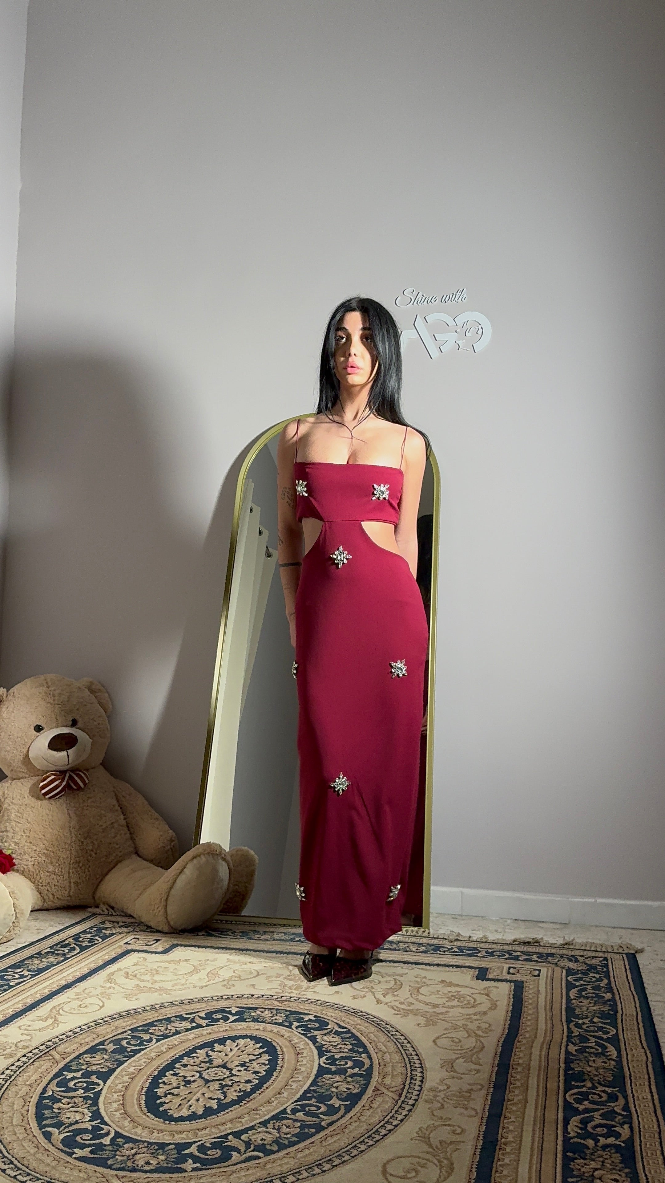 Abito Meraviglia bordeaux