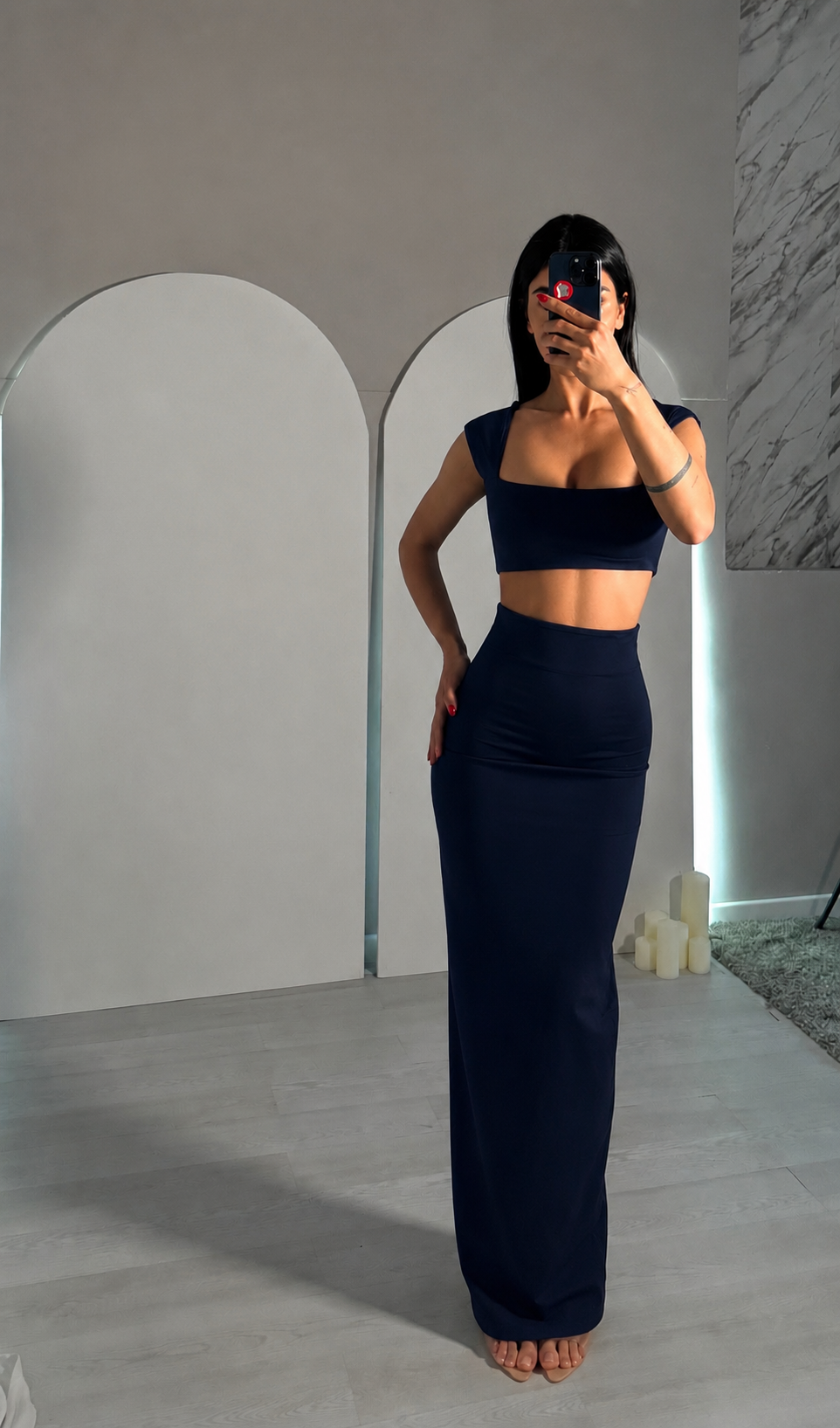 Maxi gonna Kate senza strass