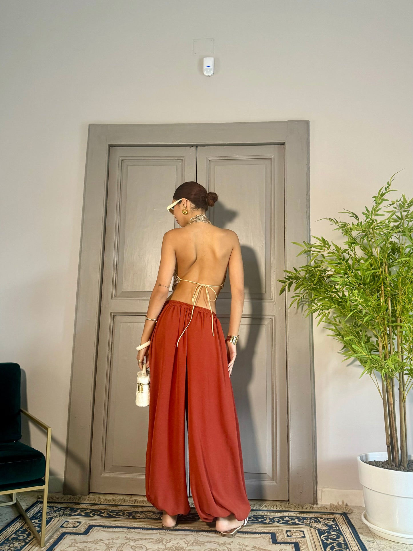 Maxi pantaloni Aiza