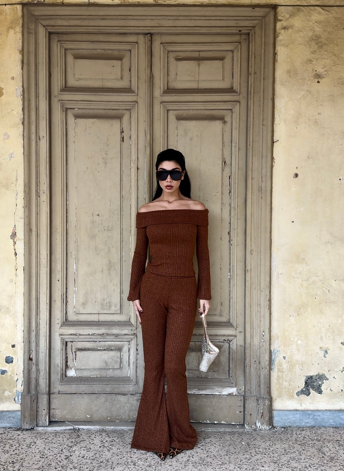 Maglia scollo bardot Eloise