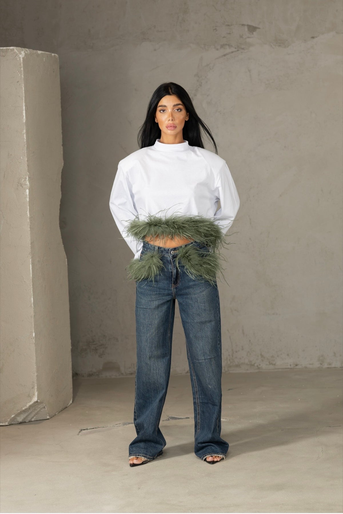 T-shirt in Forest - Bianca