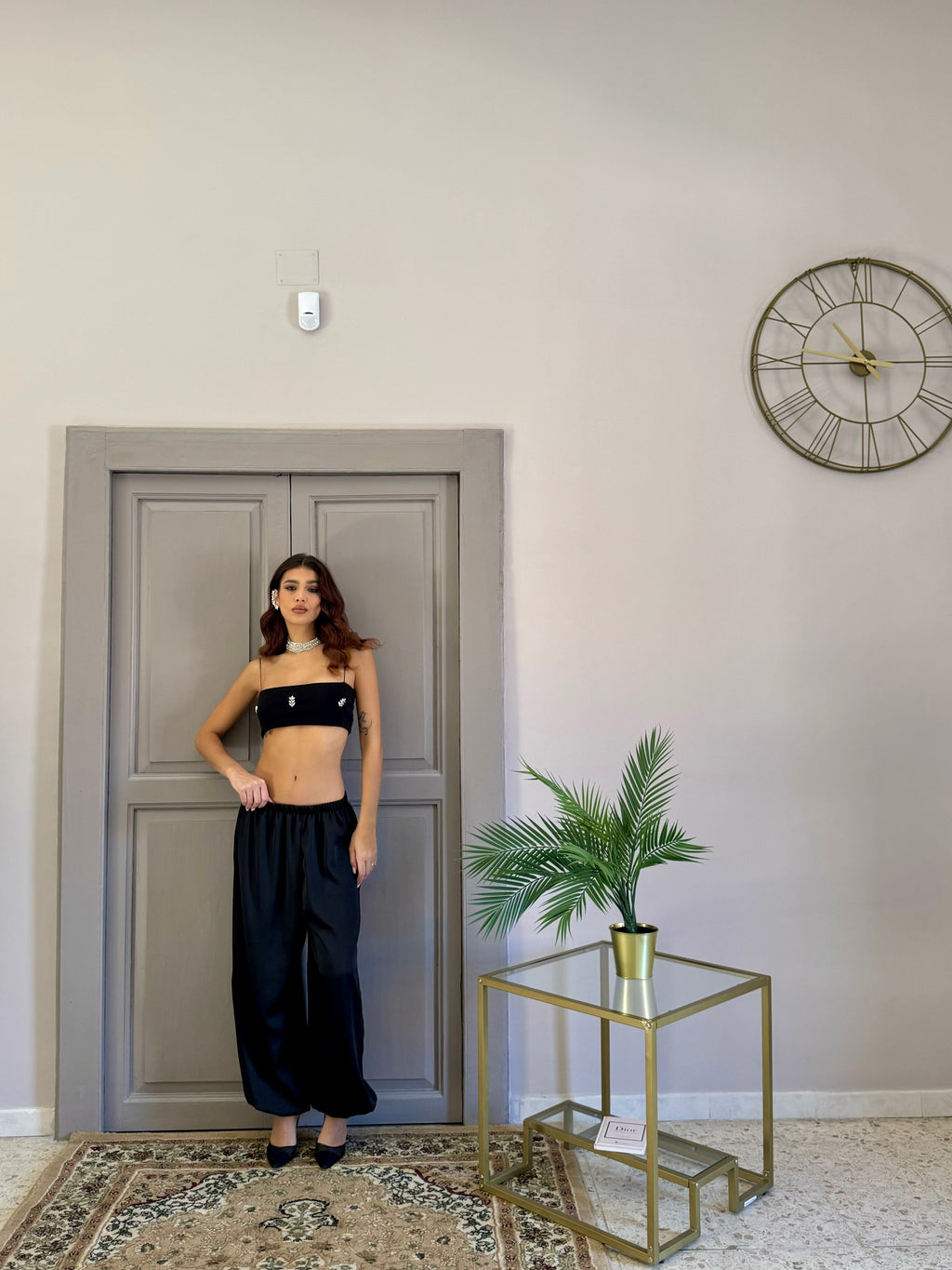 Pantaloni Jeana raso