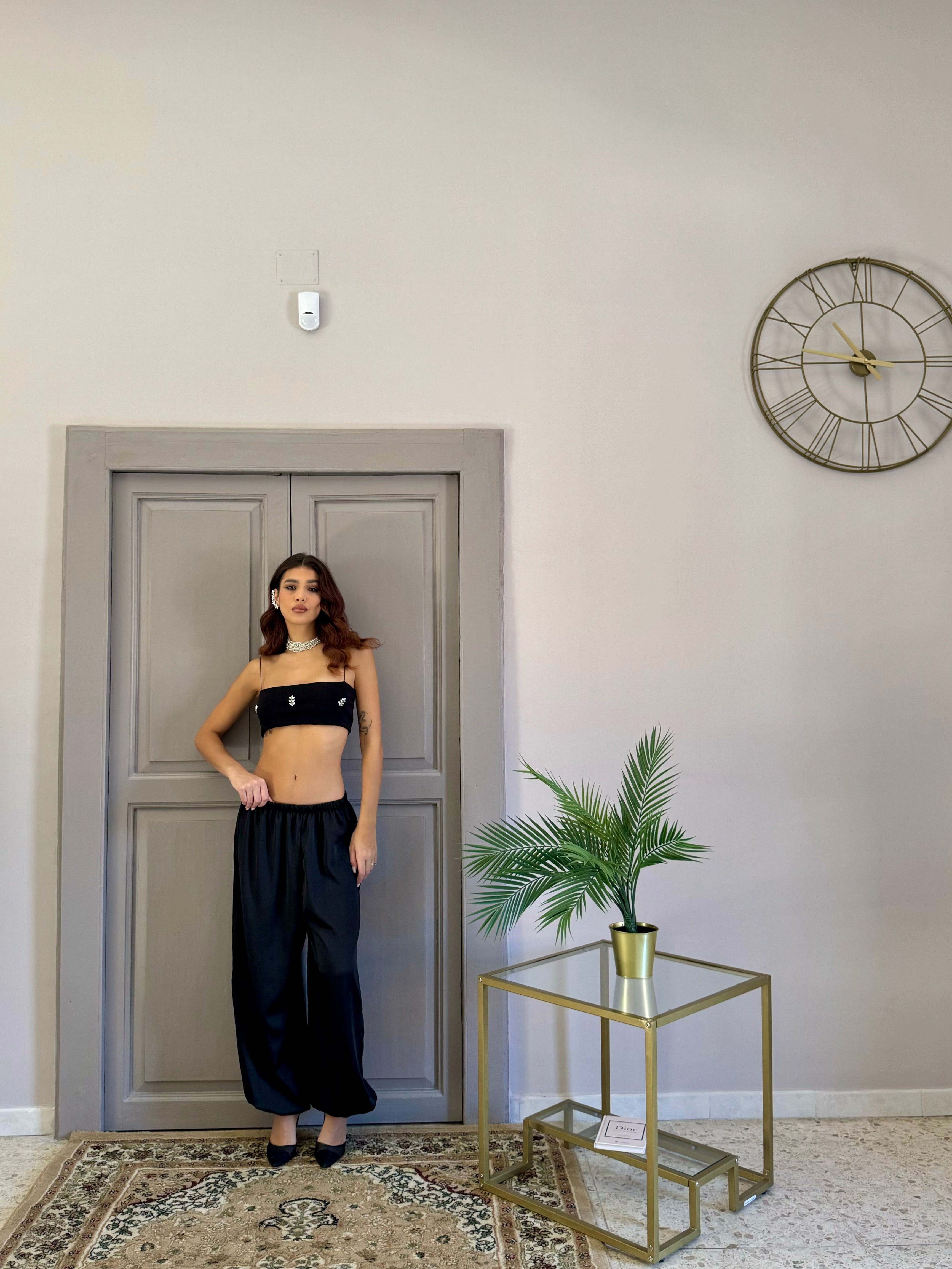 Pantaloni Jeana raso