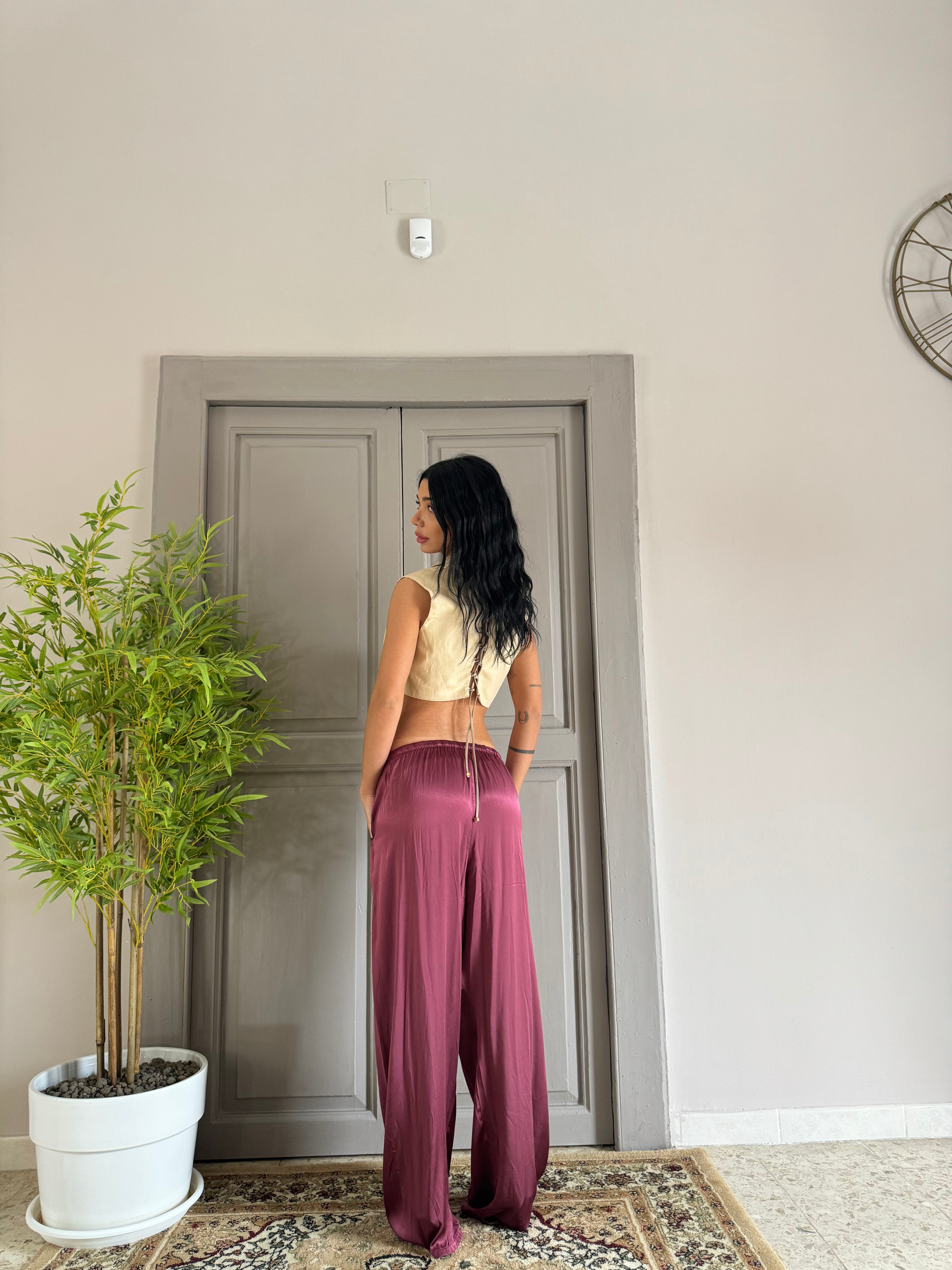 Gilet Isabel in puro lino