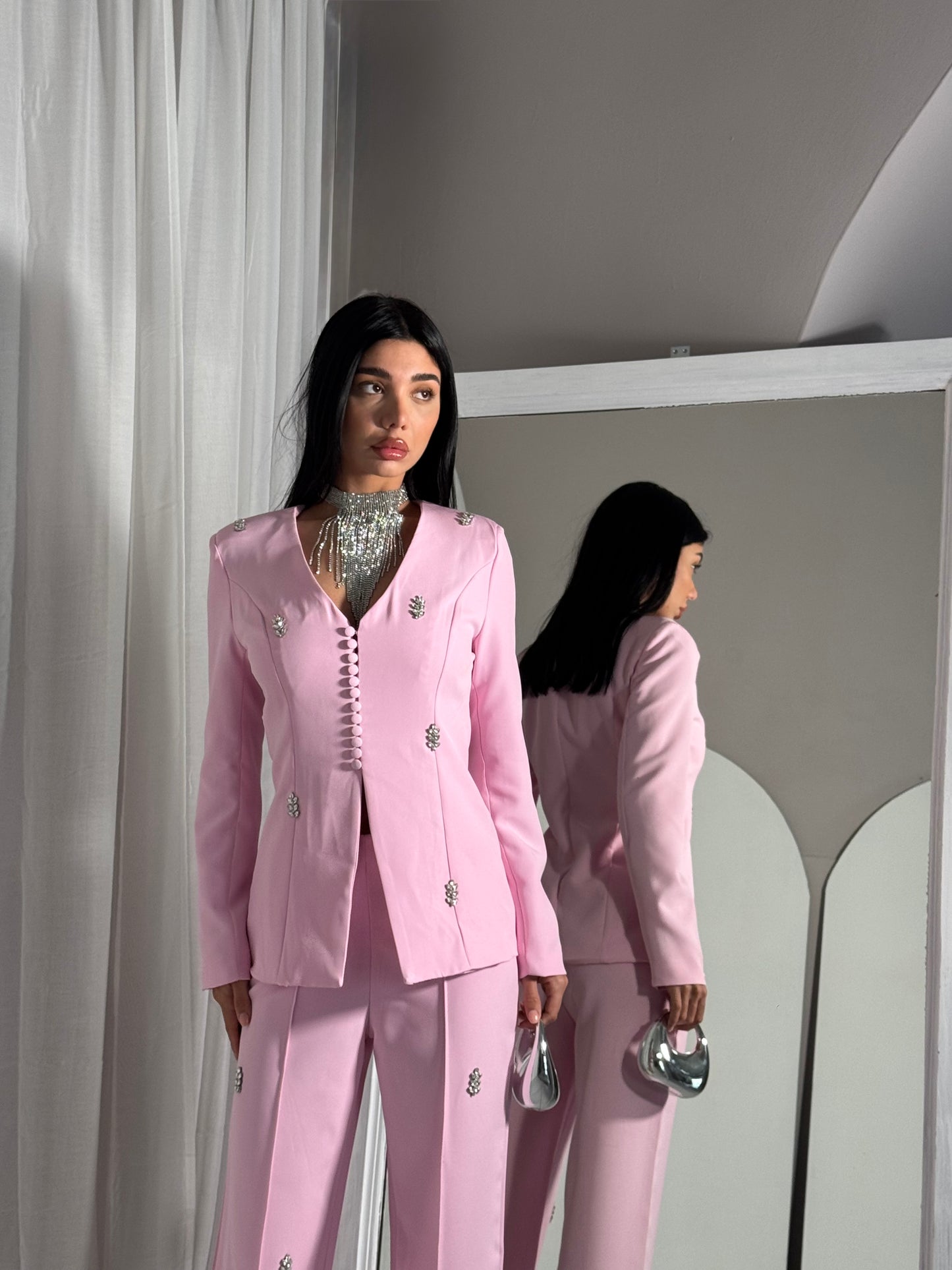Tailleur Catherine Pink