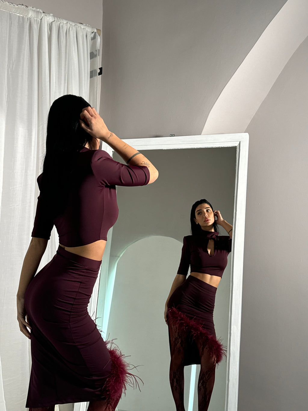 Gonna Velours de Nuit