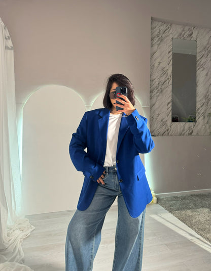 Blazer vintage oversize Royal