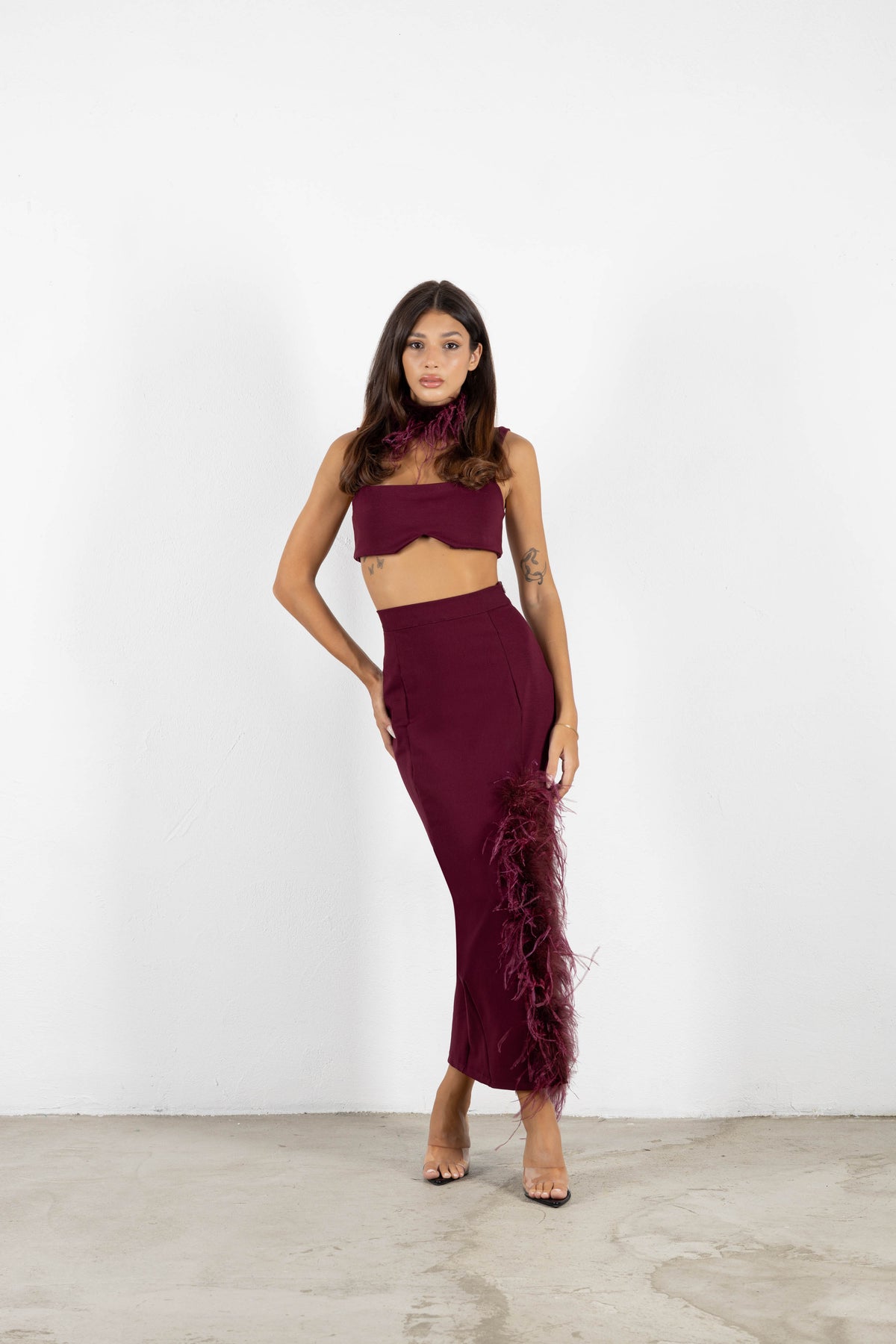 Gonna Cloè - Burgundy