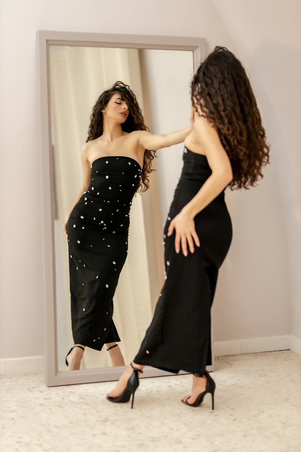 Abito nero Cristallo