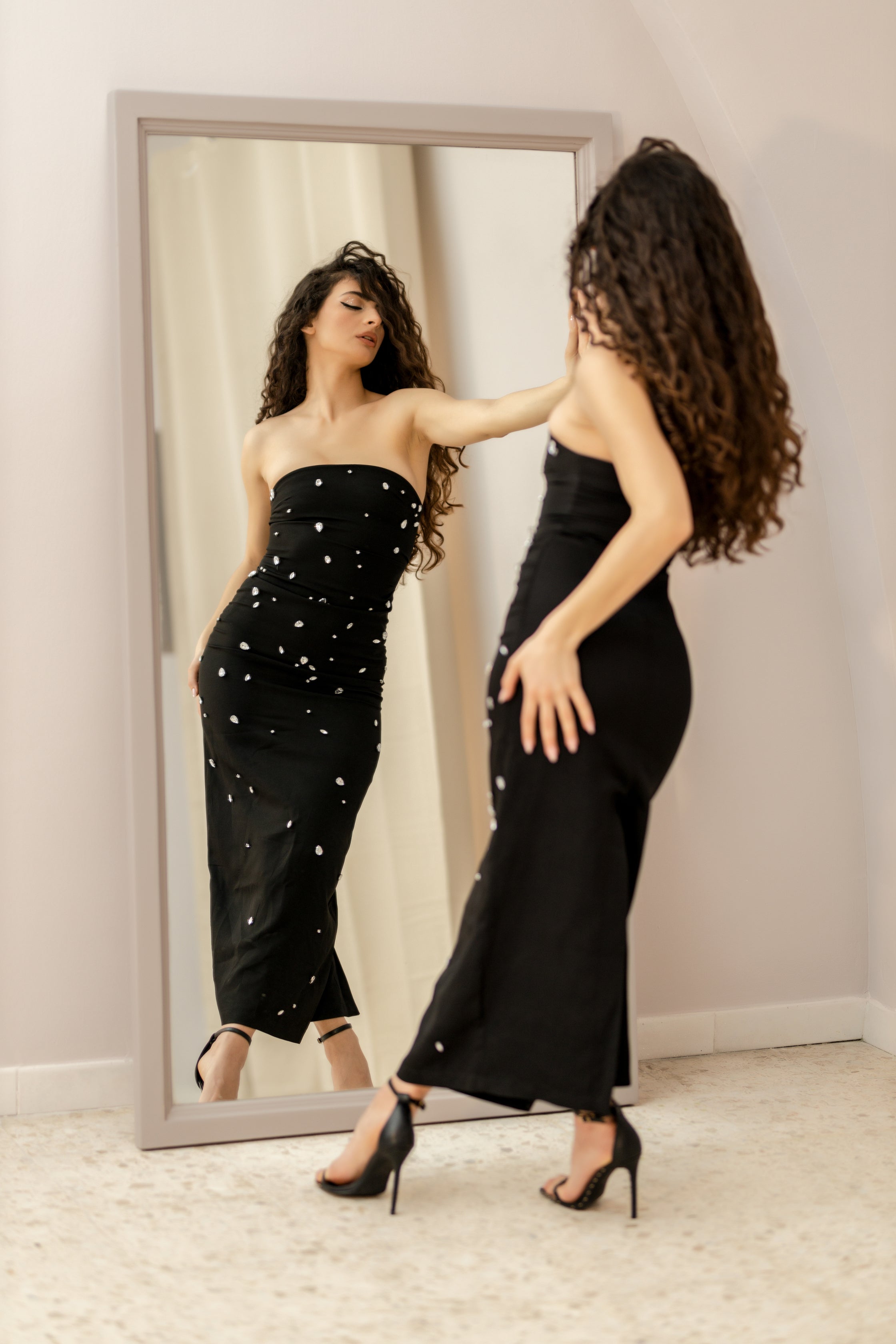 Abito nero Cristallo